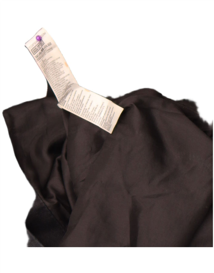 Topshop Bomber con cappuccio da donna UK 8 piccolo cotone nero