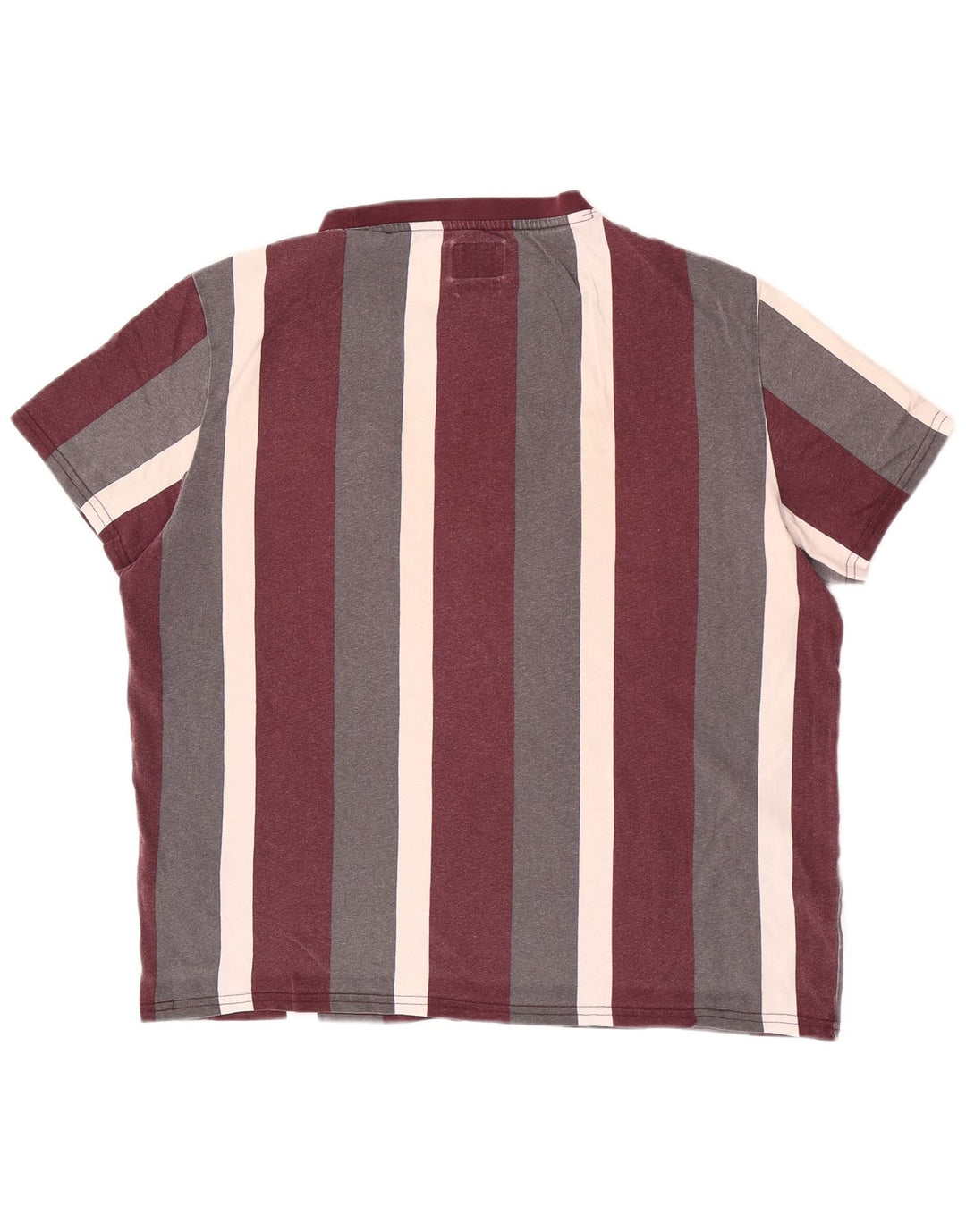 Guess T-shirt grafica da uomo con vestibilità regolare, a righe medie, multicolore
