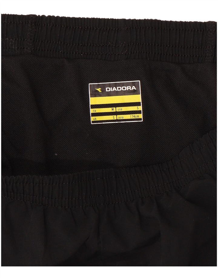 Pantaloncini sportivi Diadora da donna UK 10 piccoli neri
