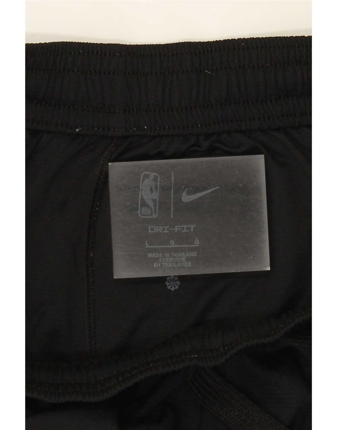 Pantaloncini sportivi Nike Brooklyn Nets da uomo, larghi, a righe nere