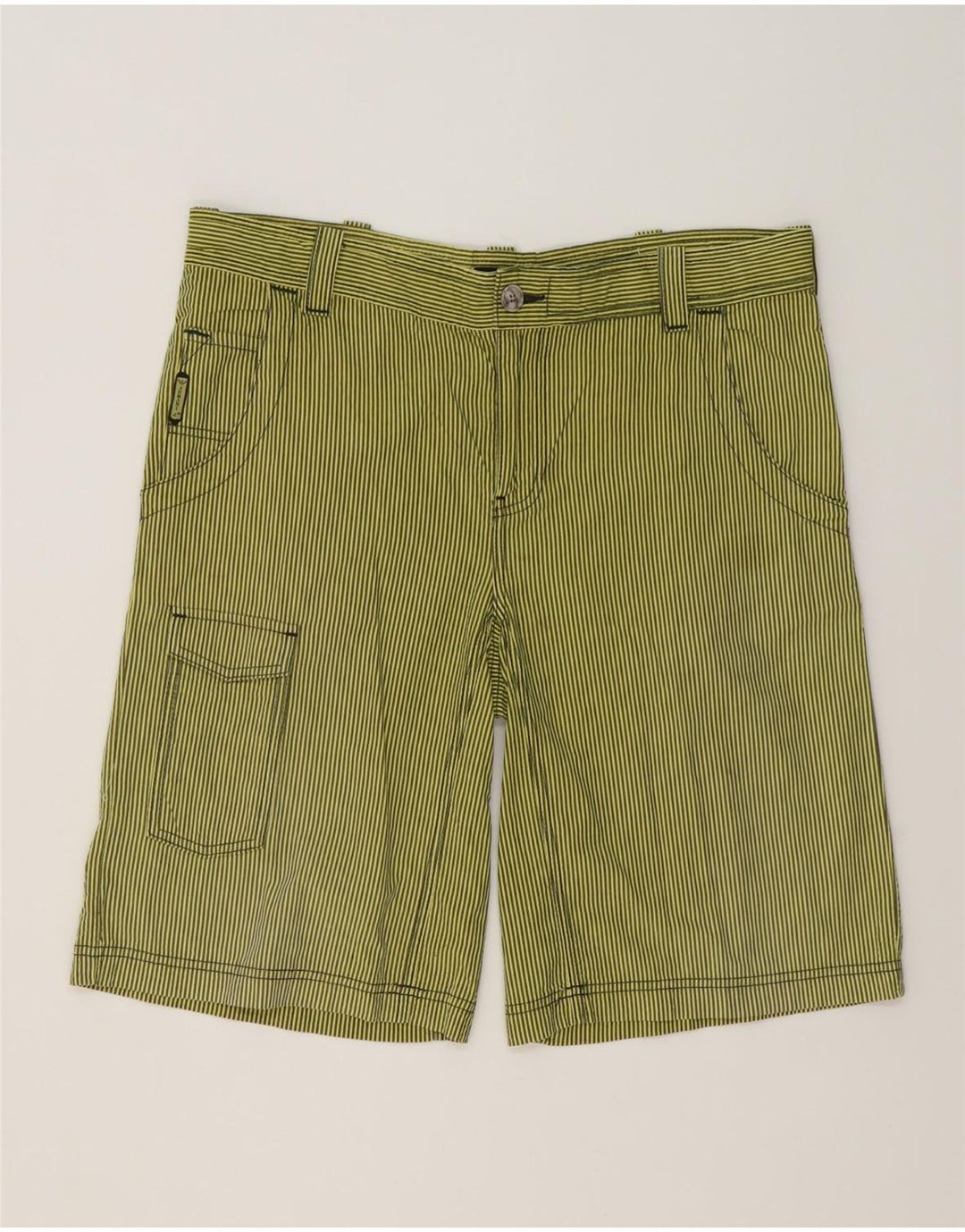 Pantaloncini cargo da uomo Armani EU 48 medi W36 cotone gessato verde