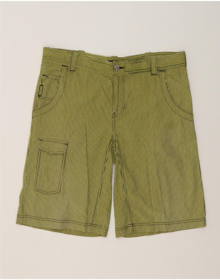 Pantaloncini cargo da uomo Armani EU 48 medi W36 cotone gessato verde