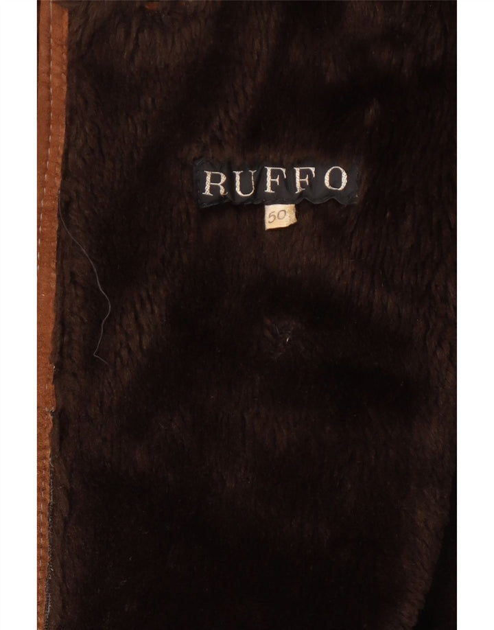 Cappotto in montone da donna Ruffo IT 50 XL Marrone