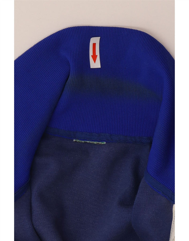 Giacca da ginnastica vintage da uomo grande blu