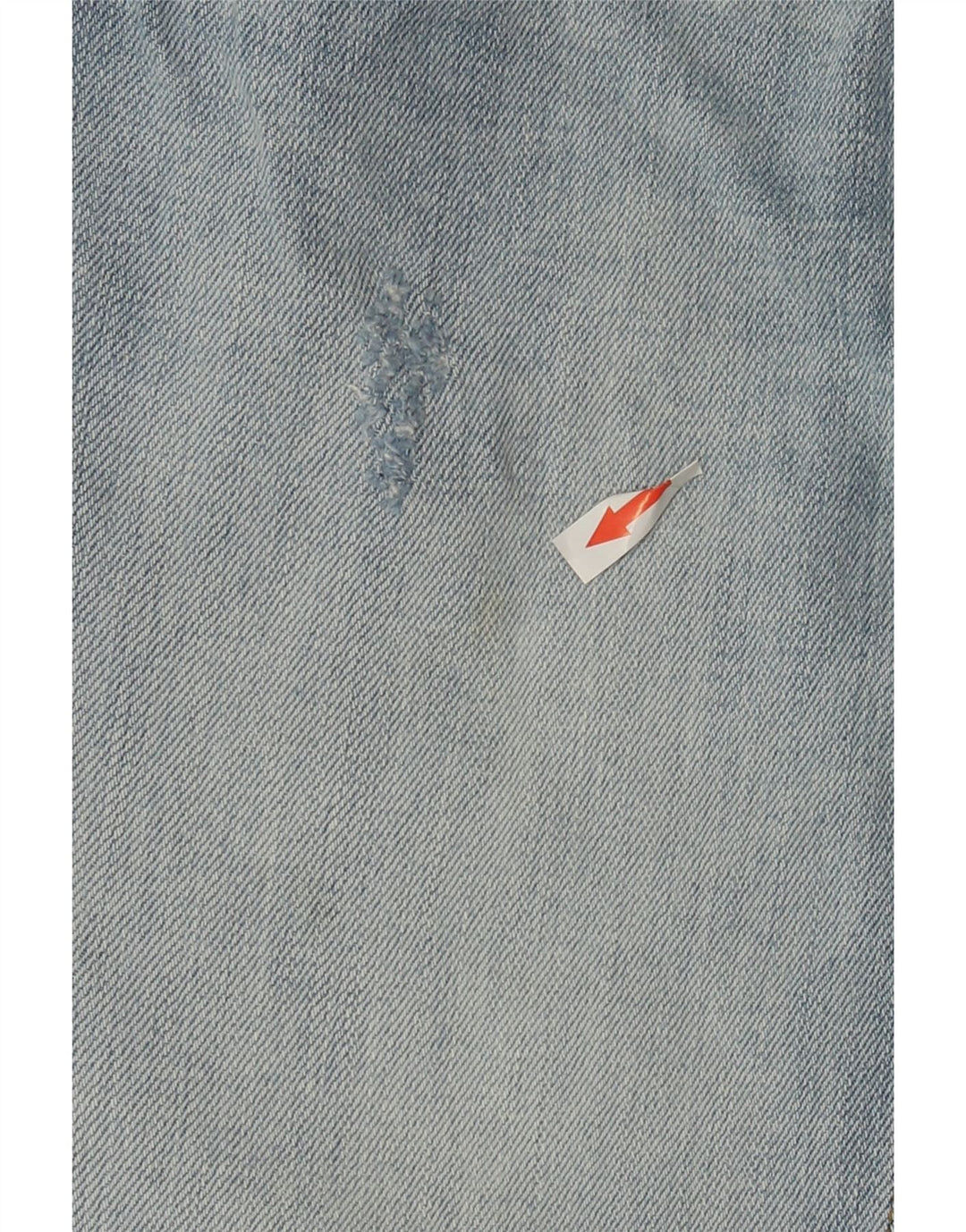 Jeans dritti invecchiati Zara da donna EU 32 2XS W22 L27 Blu