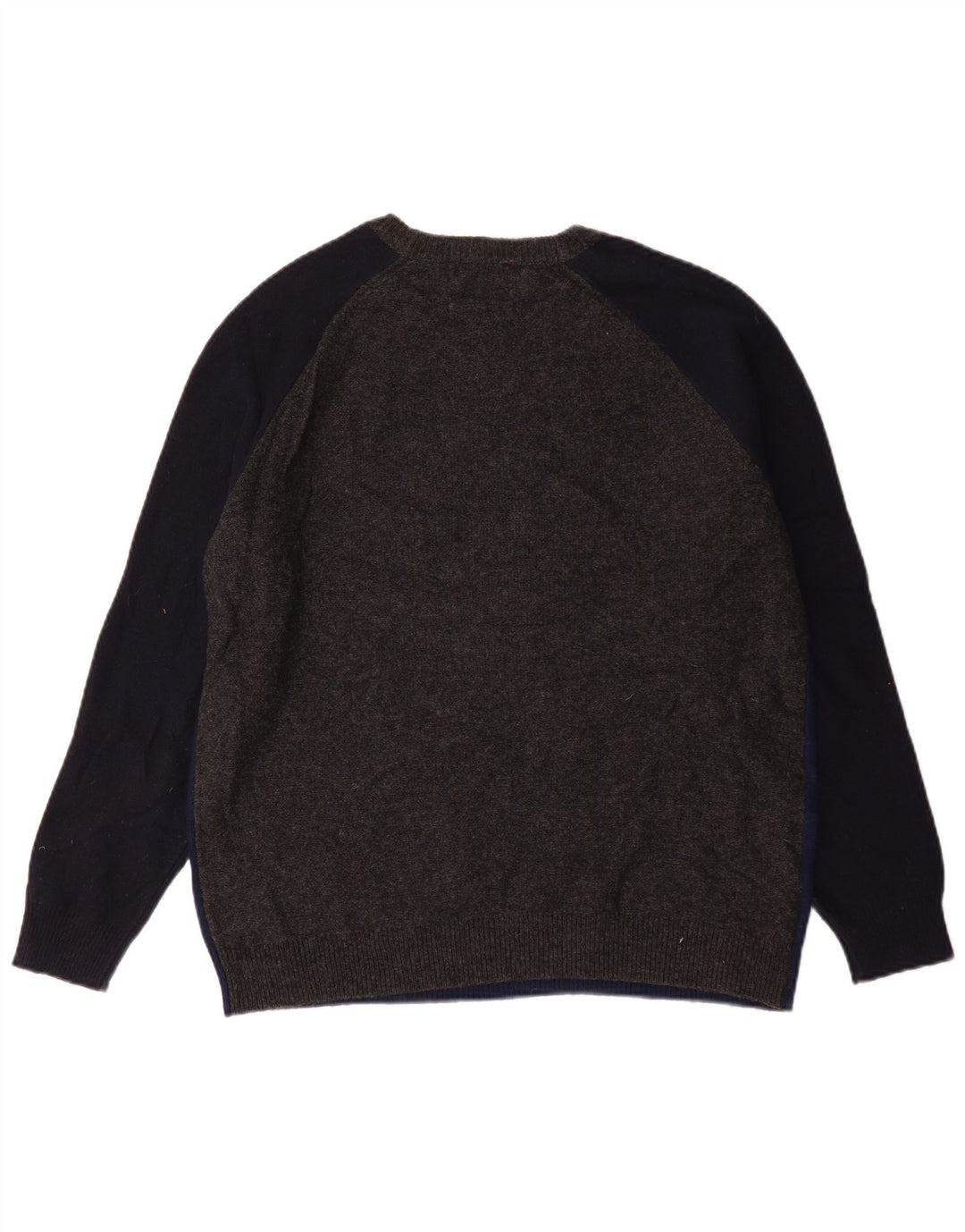 Maglione maglione girocollo da uomo Marks & Spencer grande color block blu navy