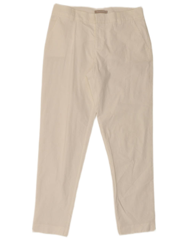 Pantaloni chino slim fit da donna Stefanel EU 36 Small W30 L28 Bianco