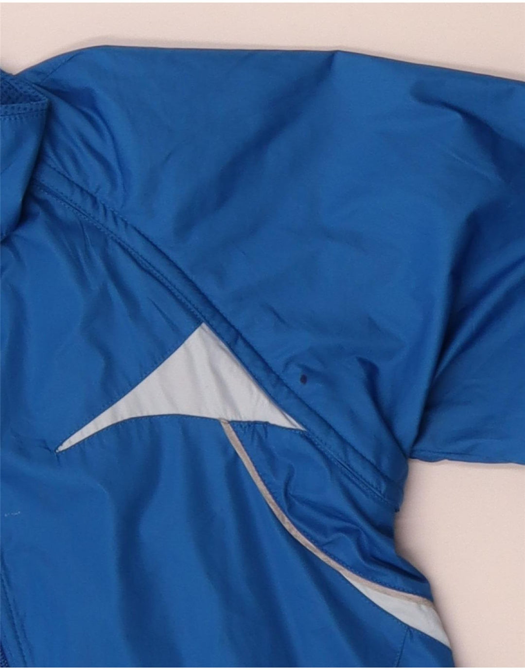 Giacca antipioggia da donna Nike UK 10/12 Poliestere color block blu medio