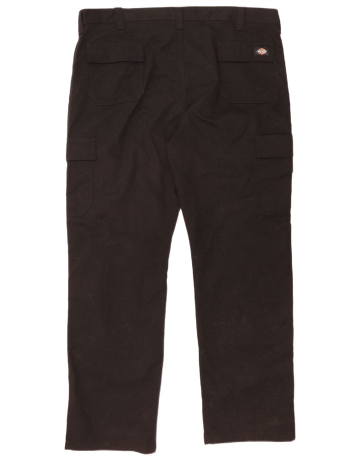 Pantaloni cargo dritti da uomo Dickies W40 L32 poliestere nero