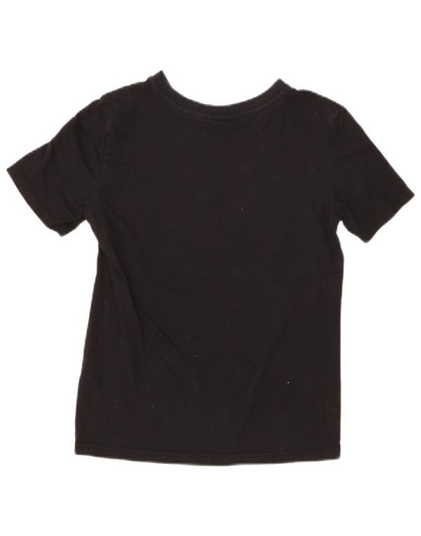 Maglietta grafica PUMA per ragazze 10-11 anni, cotone nero medio