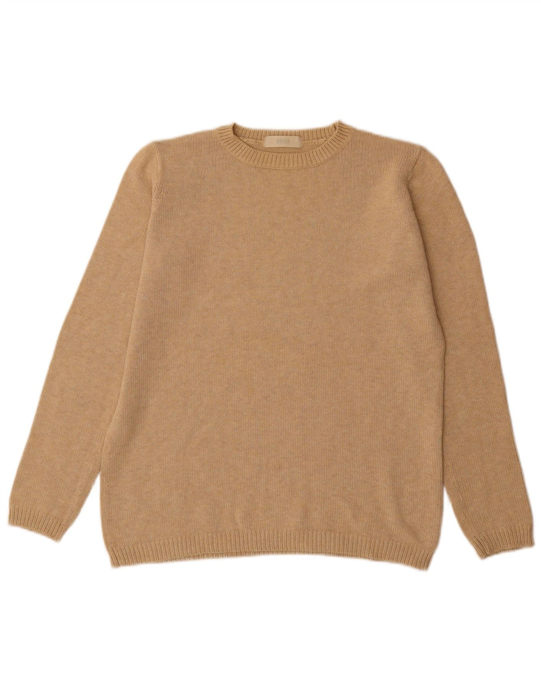 Maglione maglione oversize con scollo a barca da donna Marks & Spencer UK 10 piccolo Beige