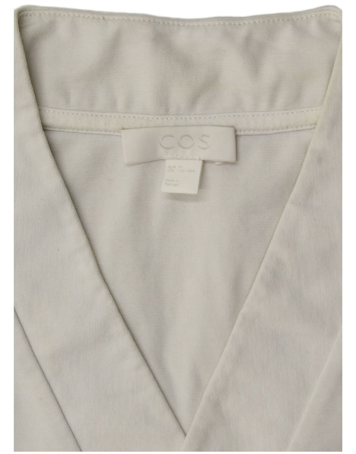 T-shirt da uomo Cos Top in cotone bianco medio