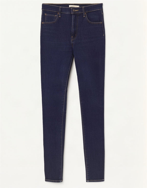 Jeans Levi's Mile High Super Skinny da donna W29 L32 in cotone blu navy