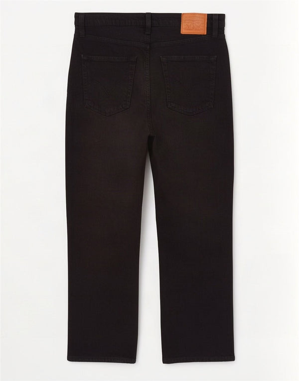 Jeans dritti Ribcage da donna Levi's W29 L27 cotone nero