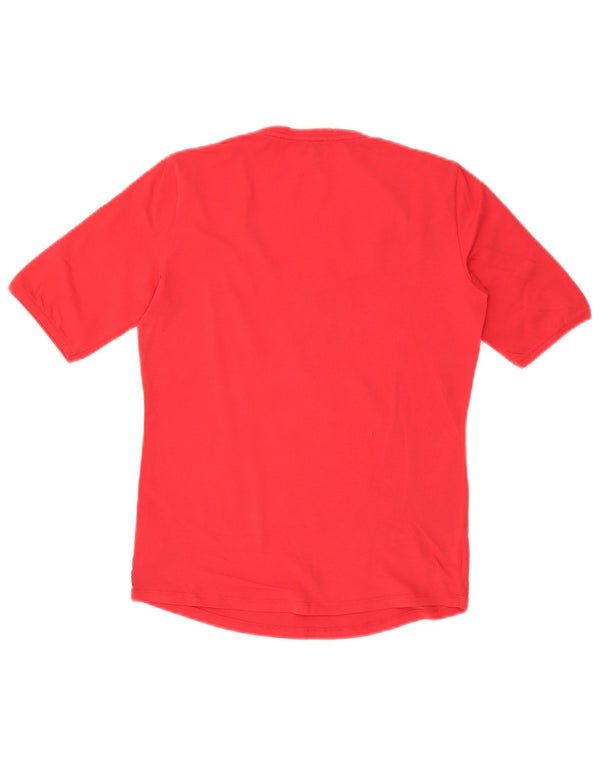 T-shirt grafica da donna Armani Jeans Top EU 44 XL cotone rosso