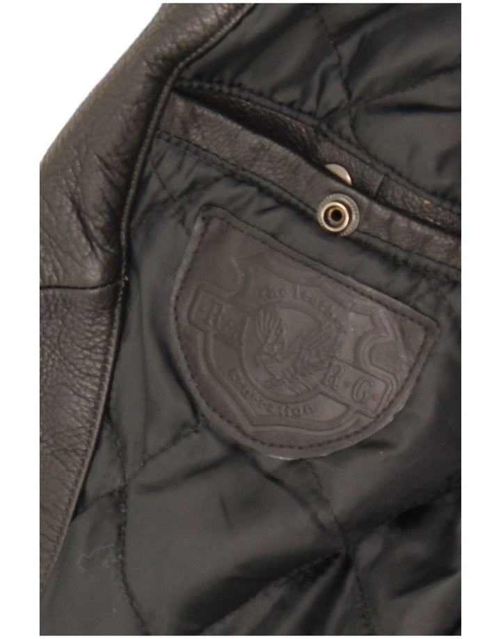 Giacca da corsa in pelle da donna RABERG IT 38 XS Nera