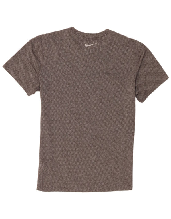 T-shirt Nike Dri Fit da uomo, grande, in poliestere grigio