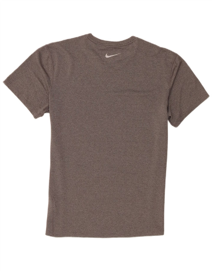 T-shirt Nike Dri Fit da uomo, grande, in poliestere grigio