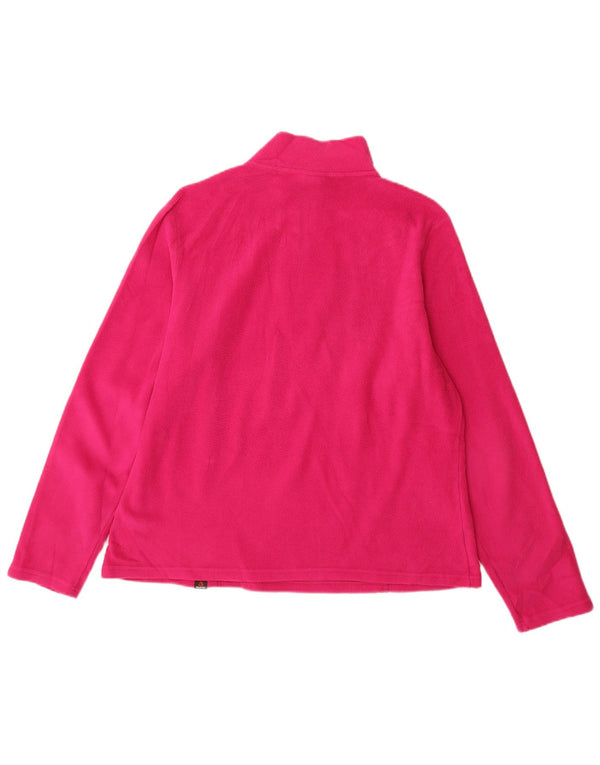 Maglione in pile da donna con collo e zip The North Face UK 18 XL poliestere rosa