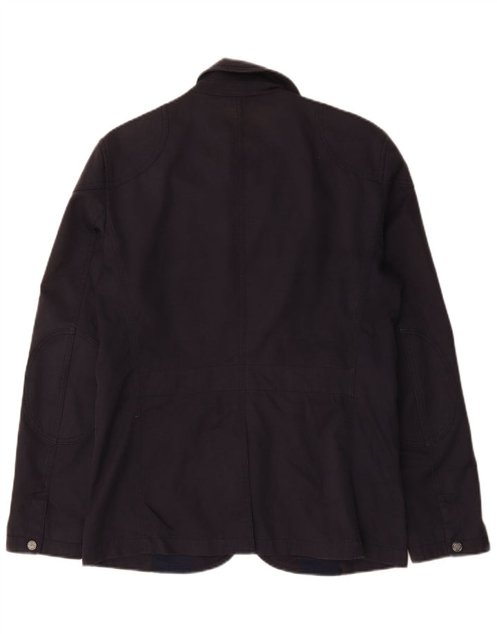 Giacca utility da uomo Zara UK 38 cotone blu navy medio