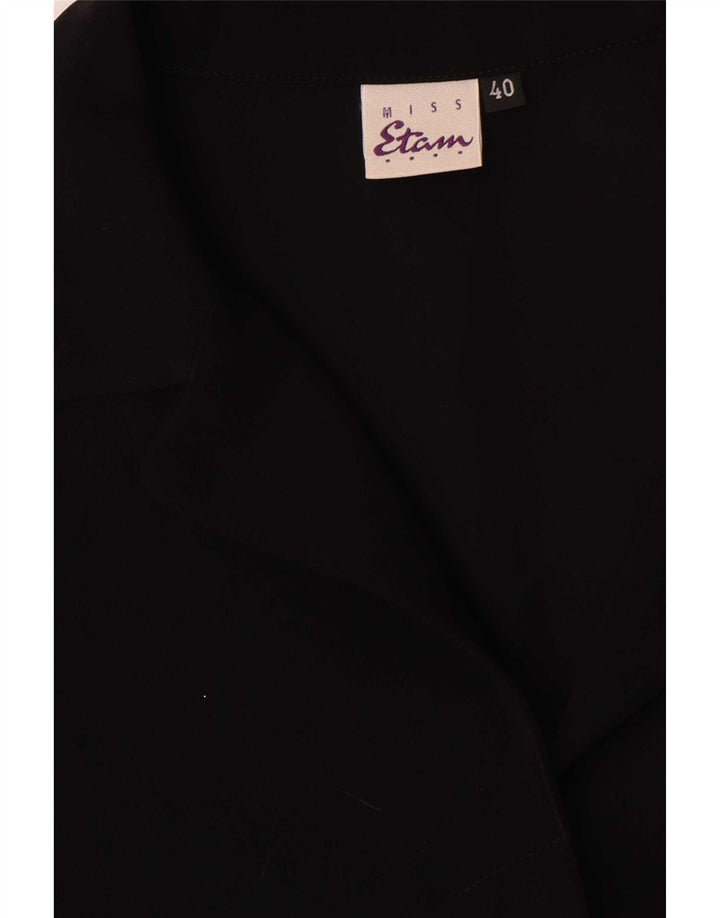 Soprabito da donna vintage EU 40 poliestere nero medio