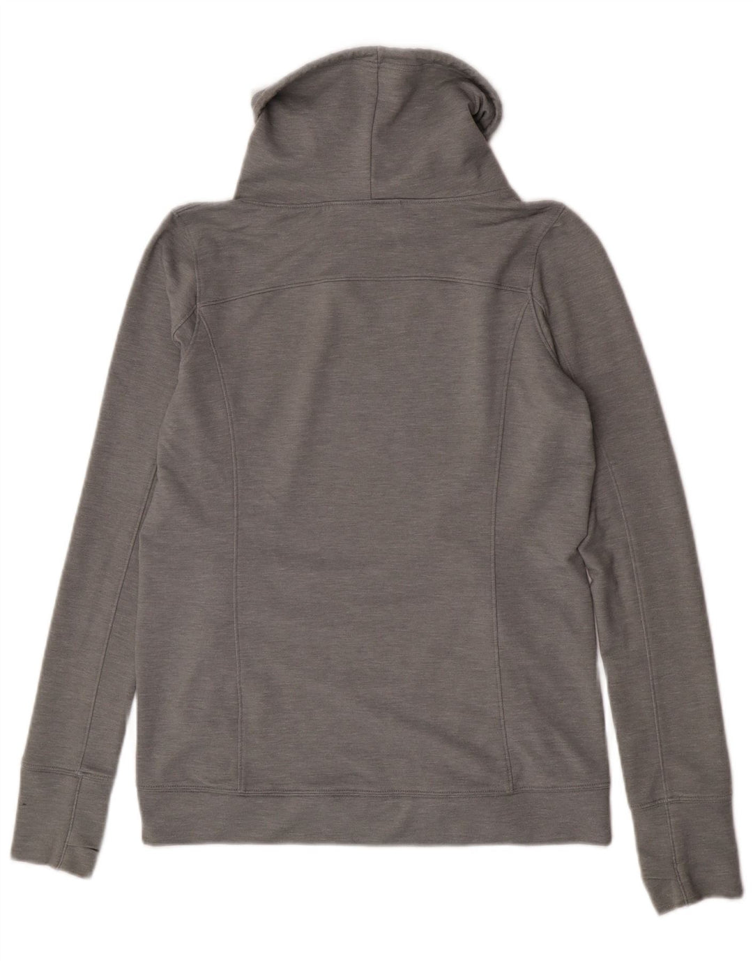 Felpa da donna Under Armour con collo alto, maglione UK 14 grigio medio chiazzato