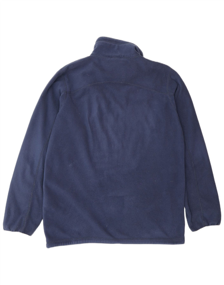 Giacca in pile Helly Hansen vestibilità regolare da uomo UK 40 grande poliestere blu navy