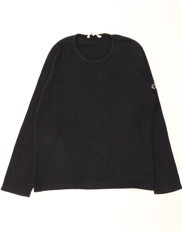 CALVIN KLEIN JEANS Top da uomo manica lunga XL Nero