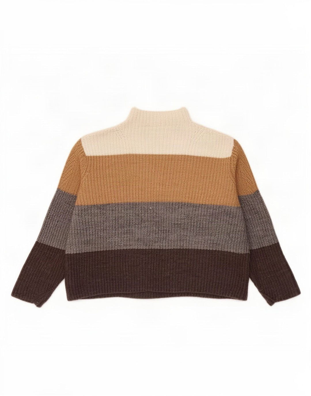 Maglione maglione a collo alto da donna Marks & Spencer UK 16 grande multicolore