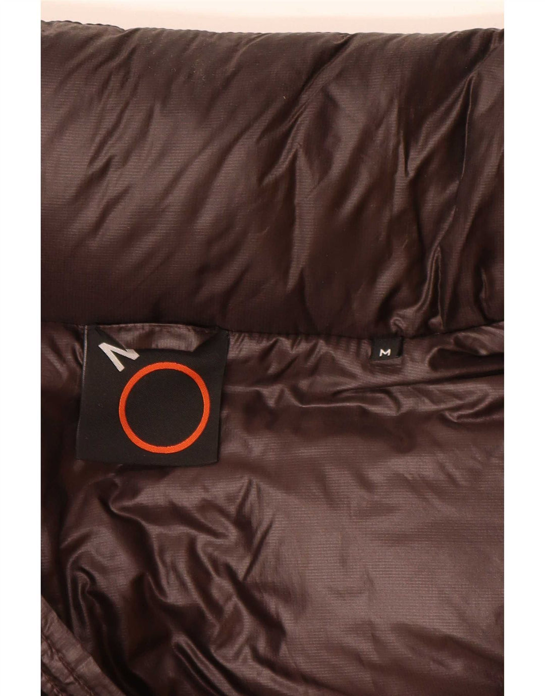 Giacca imbottita con cappuccio da uomo Aspesi UK 38 Nylon marrone medio