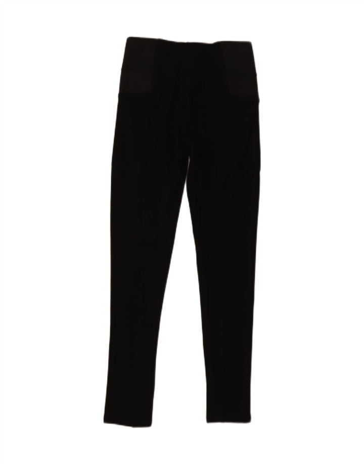 ZARA Womens Leggings UK 10 Small Black Colourblock Vintage Zara and Second-Hand Zara from Messina Hembry 