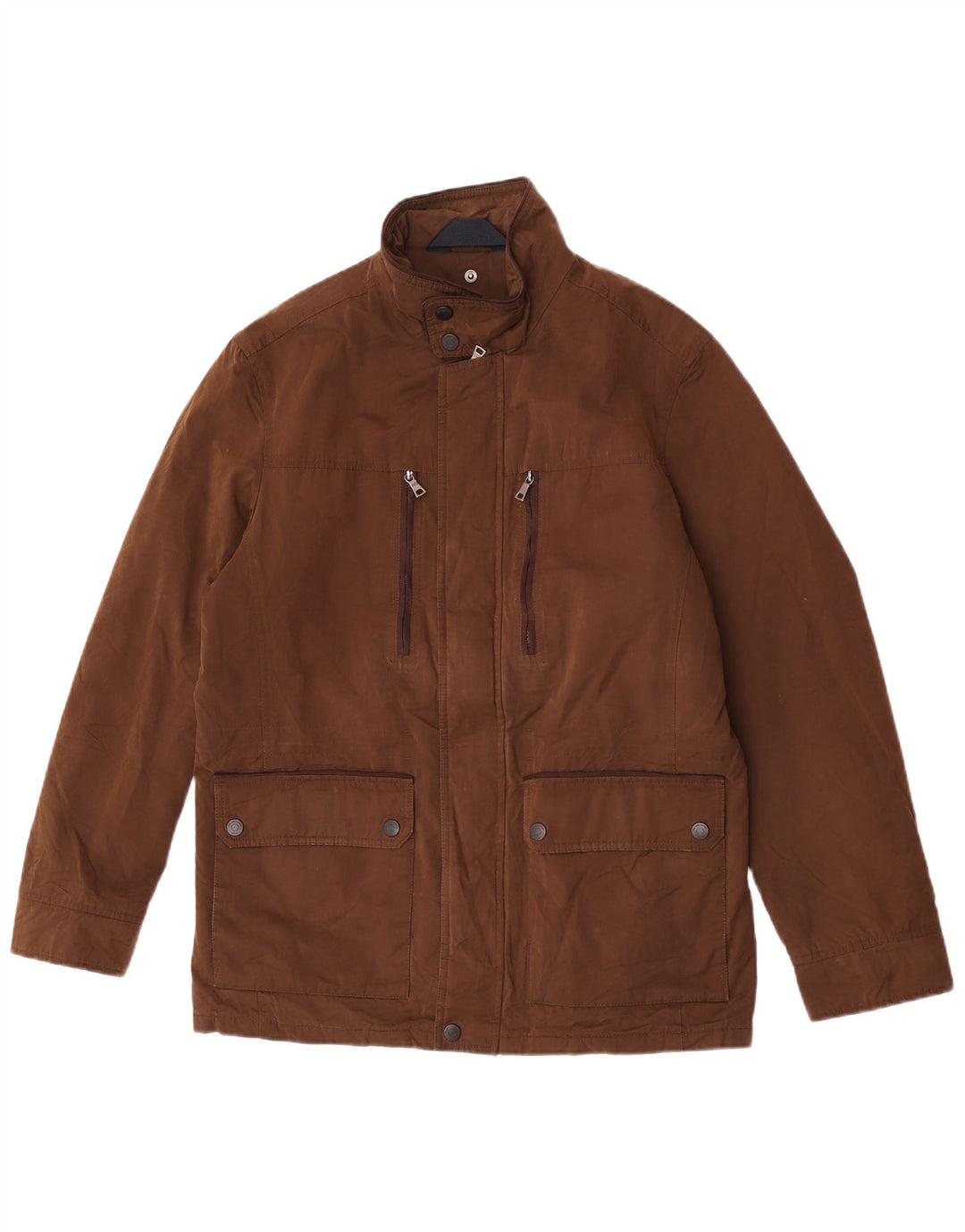 Giacca multiuso da uomo Marks & Spencer UK 38 Cotone marrone medio