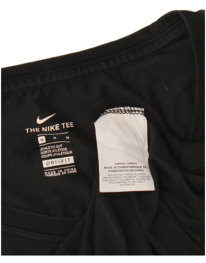 NIKE T-shirt grafica da donna Colorado Spirit Top UK 12 cotone nero medio