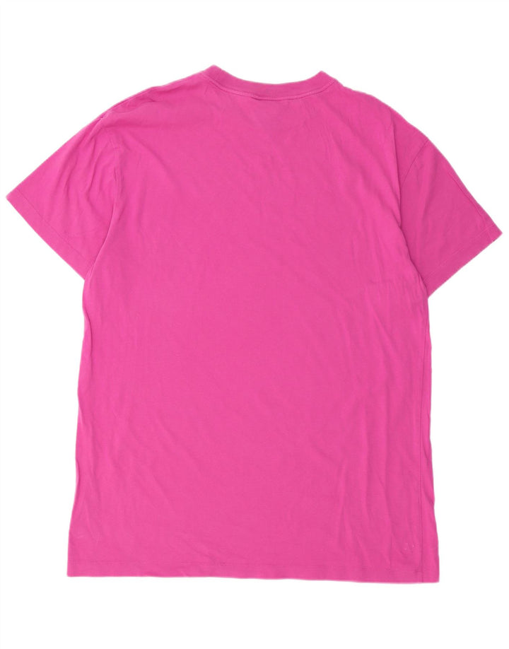 T-shirt da uomo NIKE Top Large in cotone rosa