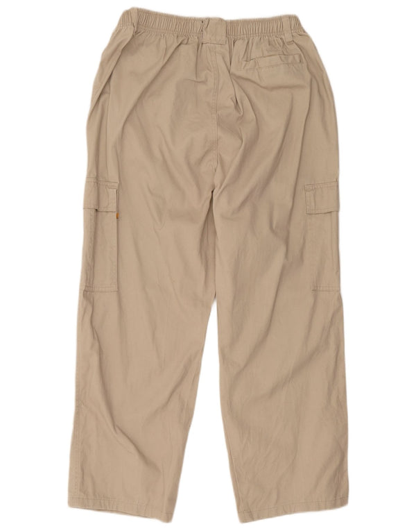 Pantaloni cargo dritti da uomo Farah XL W34 L27 Cotone beige