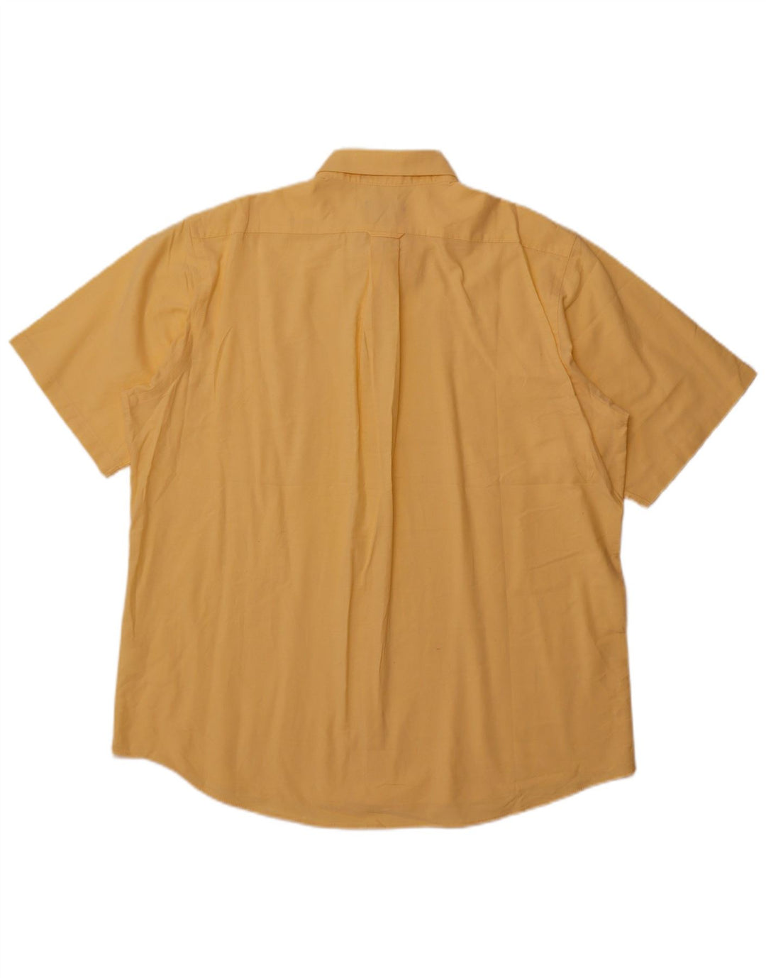 Camicia a maniche corte da uomo IZOD taglia 17 XL in cotone giallo