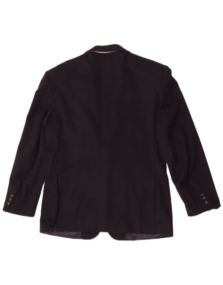 VIA CONDOTTI Giacca Blazer da Uomo a 2 Bottoni IT 52 XL Blu Navy Lana