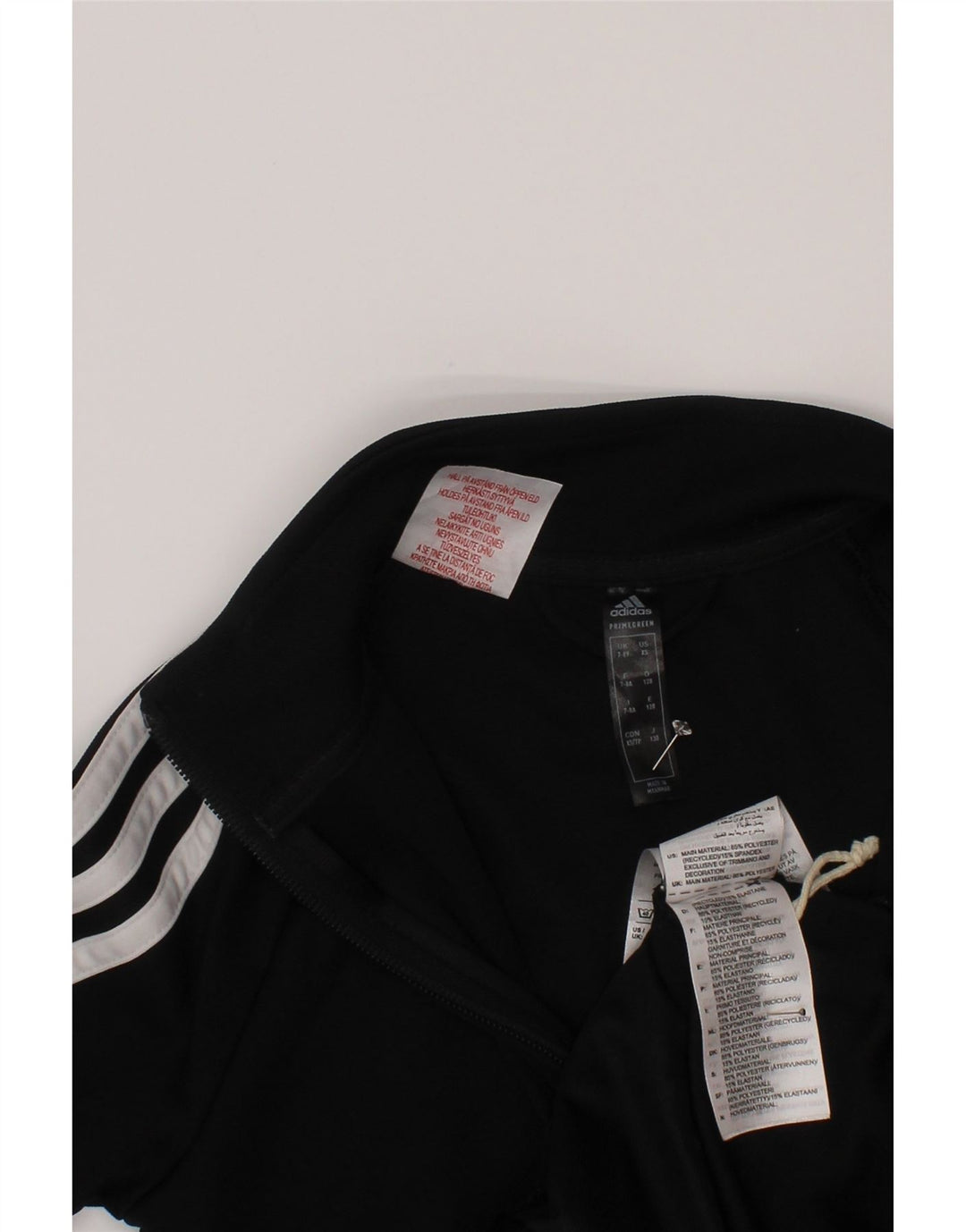 Giacca da tuta Adidas Aeroready da ragazzo 7-8 anni in poliestere nero