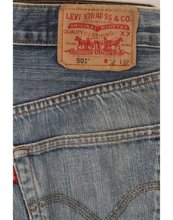 Levi's Uomo 501 Jeans dritti W32 L32 Cotone Blu