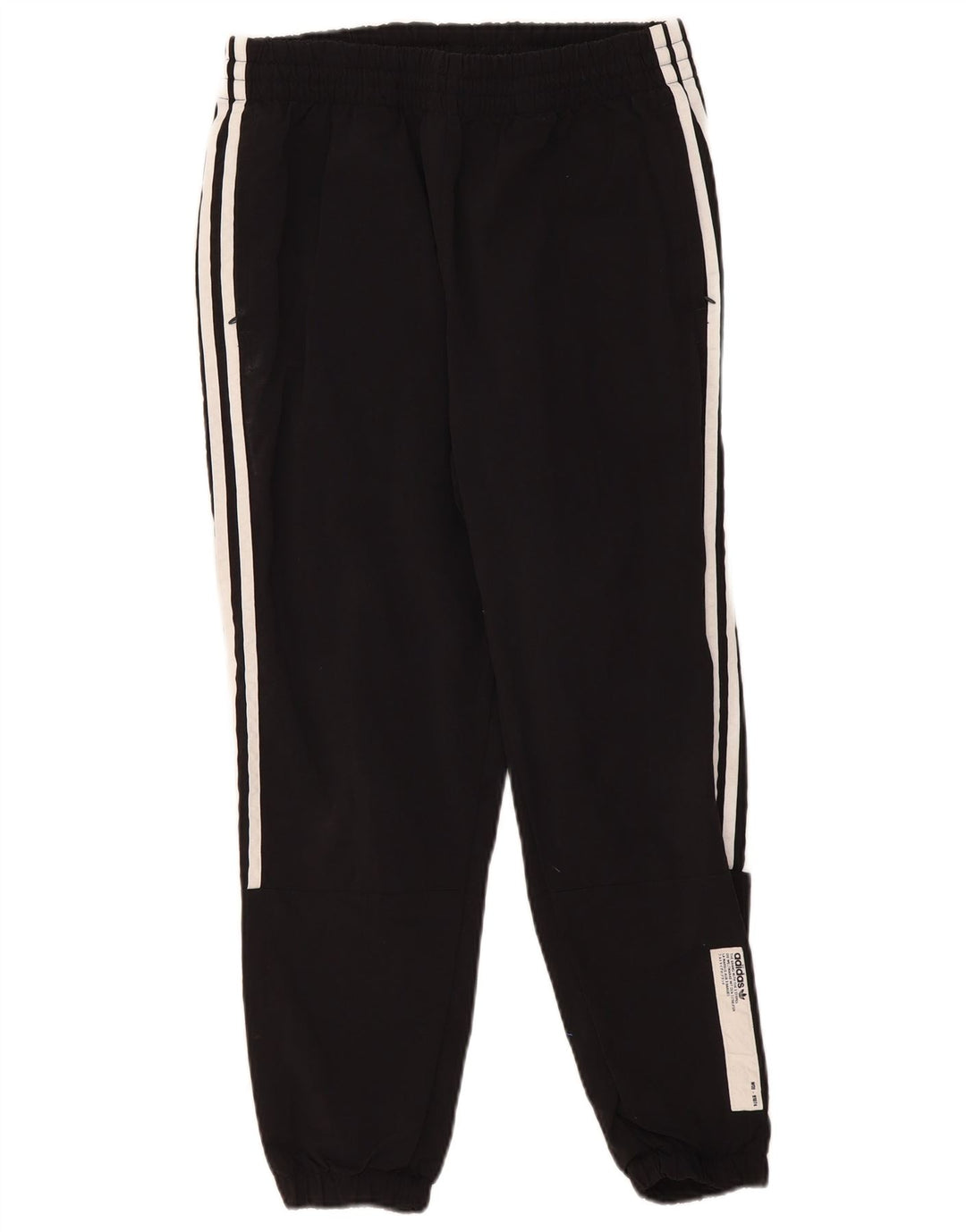 Pantaloni da tuta da uomo Adidas Crop Pantaloni da jogging Medio Nylon nero