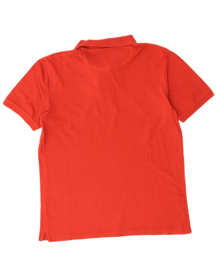 Polo da uomo slim fit TIMBERLAND in cotone rosso medio