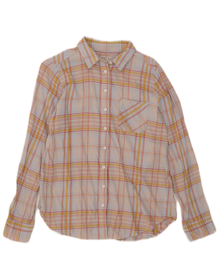 Camicia di flanella da donna Fat Face UK 12 Cotone a quadri multicolore medio