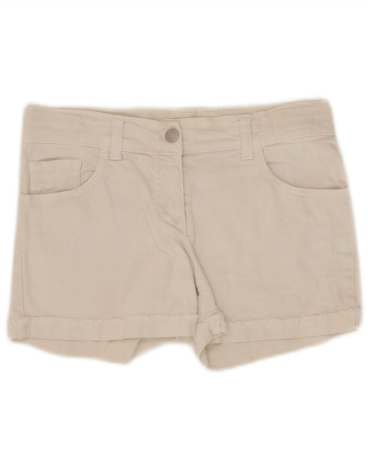 BENETTON Womens Denim Shorts W28 Medium White