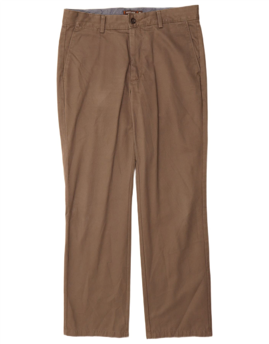 Pantaloni chino dritti da uomo Dockers W34 L32 in cotone grigio
