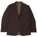 Giacca blazer a 2 bottoni da uomo Marks & Spencer UK 38 poliestere nero medio