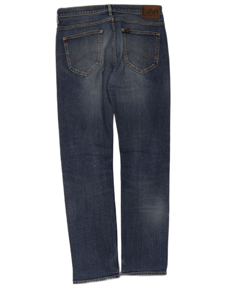 Jeans slim Lee Powell invecchiati da uomo W33 L34 cotone blu