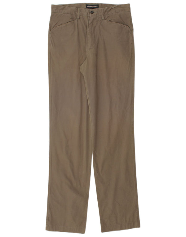 Pantaloni casual dritti da uomo Marlboro Classics EU 46 Small W30 L34 Khaki