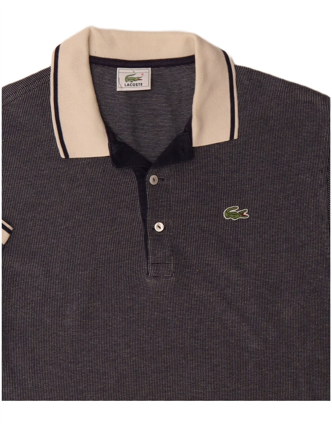 Polo da uomo LACOSTE taglia 5 grande in cotone blu navy