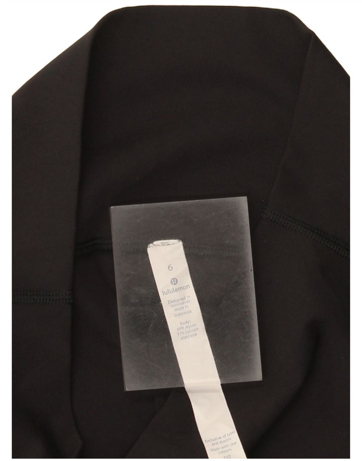 Leggings Capri da donna Lululemon US 6 nylon nero medio