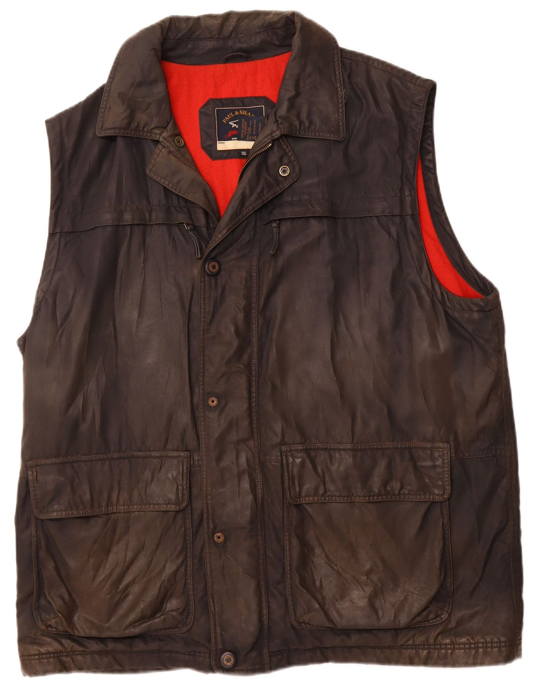 Paul & Shark Giacca da uomo in cotone cerato yachting UK 46 3XL Poliestere nero